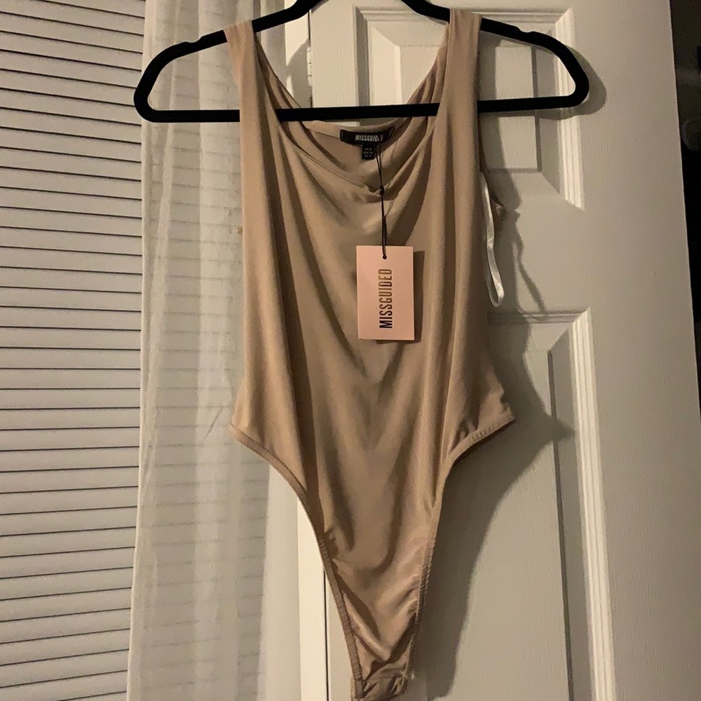 Missguided tan body suit